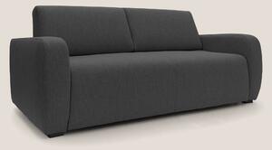 Divano Letto 3 Posti 195x93x100 cm in Tessuto Antracite