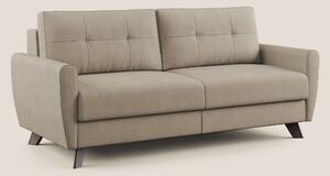 Divano Letto 2 Posti 168x97x96 cm in Tessuto Beige