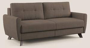 Divano Letto 2 Posti 168x97x96 cm in Tessuto Marrone