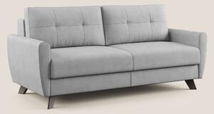 Divano Letto 2 Posti 168x97x96 cm in Tessuto Grigio Chiaro