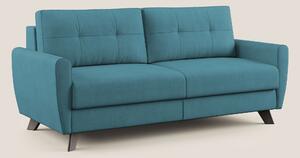 Divano Letto 2 Posti 168x97x96 cm in Tessuto Azzurro