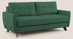 Divano Letto 2 Posti 168x97x96 cm in Tessuto Verde
