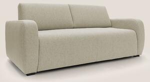 Divano Letto 3 Posti 215x93x100 cm in Tessuto Beige