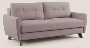 Divano Letto 2 Posti 168x97x96 cm in Tessuto Rosa