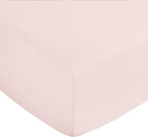 Lenzuolo con angoli rosa in raso di cotone 150x200 cm Cotton Sateen – Bianca
