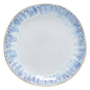 Piatto da dolce bianco/blu in gres ø 22 cm Brisa – Costa Nova