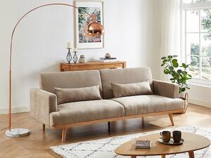 Divano letto 3 posti clic clac in Tessuto Beige - ESME