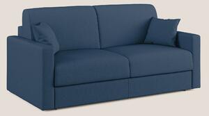 Divano Letto 2 Posti 166x92x96 cm in Tessuto Blu