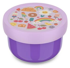 Portapranzo per bambini viola in plastica Food Fest – Mepal