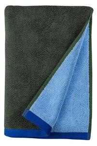 Set di asciugamani tipo terry verde scuro/blu in cotone organico 2 pz 40x55 cm Soft – Mette Ditmer Denmark