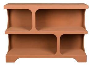 Libreria color terracotta 120x85x37 cm Dundee – Dutchbone