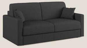 Divano Letto 2 Posti 166x92x96 cm in Tessuto Antracite