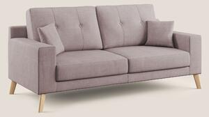 Divano 2 Posti 166x95x91 cm in Tessuto Rosa