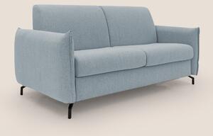 Divano Letto 2 Posti 175x95x96 cm in Tessuto Carta Da Zucchero