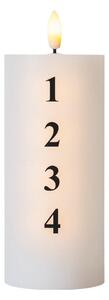 Candela a LED con alimentazione a batteria (altezza totale 15 cm) Sille Advent – Sirius