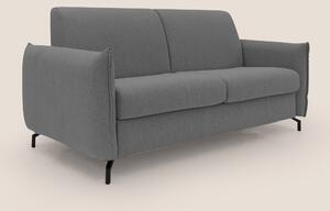 Divano Letto 2 Posti 175x95x96 cm in Tessuto Antracite