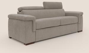 Divano Letto 3 Posti 200x100x95 cm in Tessuto Beige