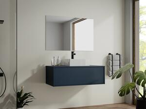 Mobile sotto lavabo sospeso 94 cm Blu notte - TEANA II