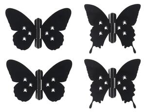 Cerniere per porte in metallo 4 pezzi Butterfly - Esschert Design