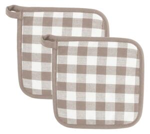 Presine in set in cotone 2 pz Gingham – Tiseco Home Studio