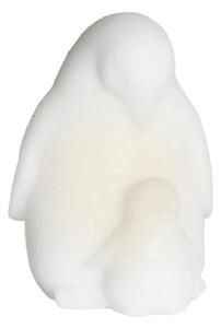Decorazione luminosa bianca con alimentazione a batteria ø 9 cm Penguin – Sirius