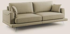 Divano 2 Posti 178x88x93 cm in Tessuto Cammello