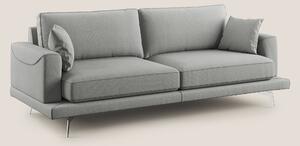 Divano 2 Posti 178x88x93 cm in Tessuto Grigio