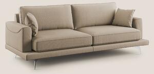Divano 2 Posti 178x88x93 cm in Tessuto Beige