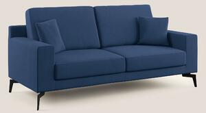 Divano 2 Posti 146x95x91 cm in Tessuto Blu