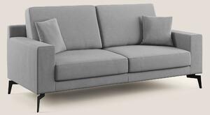 Divano 2 Posti 146x95x91 cm in Tessuto Grigio