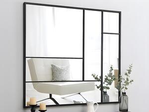 Specchio industriale L.150 x H.130 cm in Metallo Nero - MALDONIA