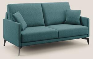 Divano 2 Posti 140x94x90 cm in Tessuto Azzurro