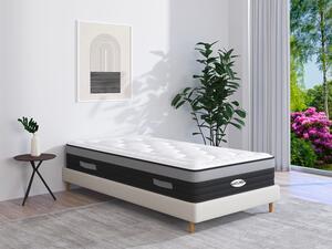 Materasso singolo a molle insacchettate e memory foam 90 x 200 cm ibrido - AMARANTE di NATUREA
