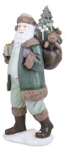 Statuina Babbo Natale con Sacco 37 cm in Resina