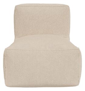 Poltrona in velluto a coste Beige - NOUMARA