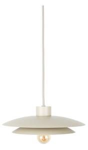 Lampadario beige in metallo ø 26,5 cm Wubbo – White Label