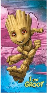 Asciugamano per bambini in cotone 70x140 cm Groot "I am groot" – Jerry Fabrics
