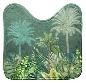 Tappetino per il bagno verde in tessuto per WC 45x45 cm Vagabonde – douceur d'intérieur