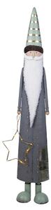 Statuina Babbo Natale 150 cm in Metallo