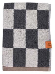 Set di asciugamani tipo terry color antracite/beige in cotone organico 2 pz 40x55 cm Retro – Mette Ditmer Denmark
