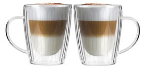 Tazze in set per cappuccino in vetro 2 pz 250 ml Livio Duo – Vialli Design