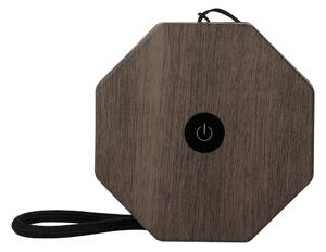 Decorazione luminosa bianca/grigia con ricarica USB portatile ø 8 cm Twist – Gingko