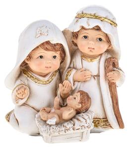 Set 3 Statuine Natalizie Natività 9,2 cm in Resina