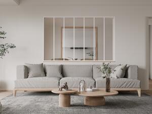 Vetrata atelier 210 x 130 cm (L x H) in Alluminio termolaccato Bianco - BAYVIEW