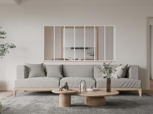 Vetrata atelier 210 x 105 cm (L x H) in Alluminio termolaccato Bianco - BAYVIEW