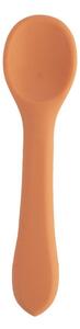Cucchiaio da bambini arancione in silicone – Orion