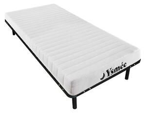 Set rete con doghe + materasso in schiuma, 7 zone 25 kg/m3 STELO KIDS - sp. 12 cm - YSMÉE - 90 x 190 cm