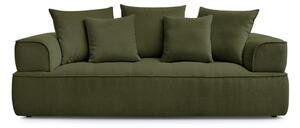 Divano verde con rivestimento in ciniglia 237 cm Whesley – Bobochic Paris