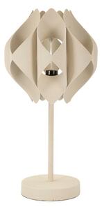 Lampada da tavolo beige con paralume in metallo (altezza totale 57 cm) Space – Mauro Ferretti