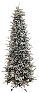 Albero di Natale Artificiale Innevato 240 cm 88 Rami Pino Silvestre Verde